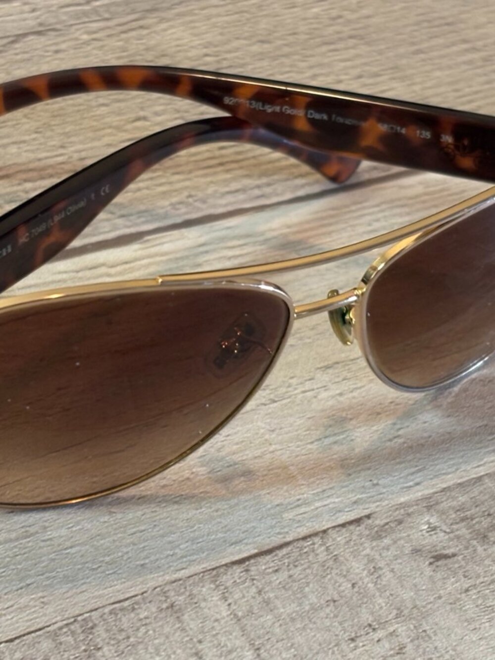 Coach Women's Sunglasses – Gold & Tortoiseshell